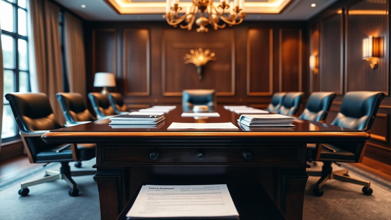 Salle de conseil en gestion de patrimoine haut de gamme